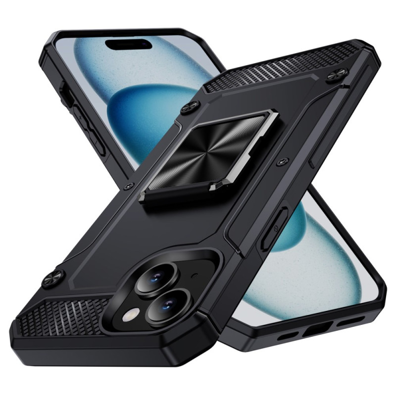 Capa iPhone 15 Suporte para anel rotativo de 360 graus,