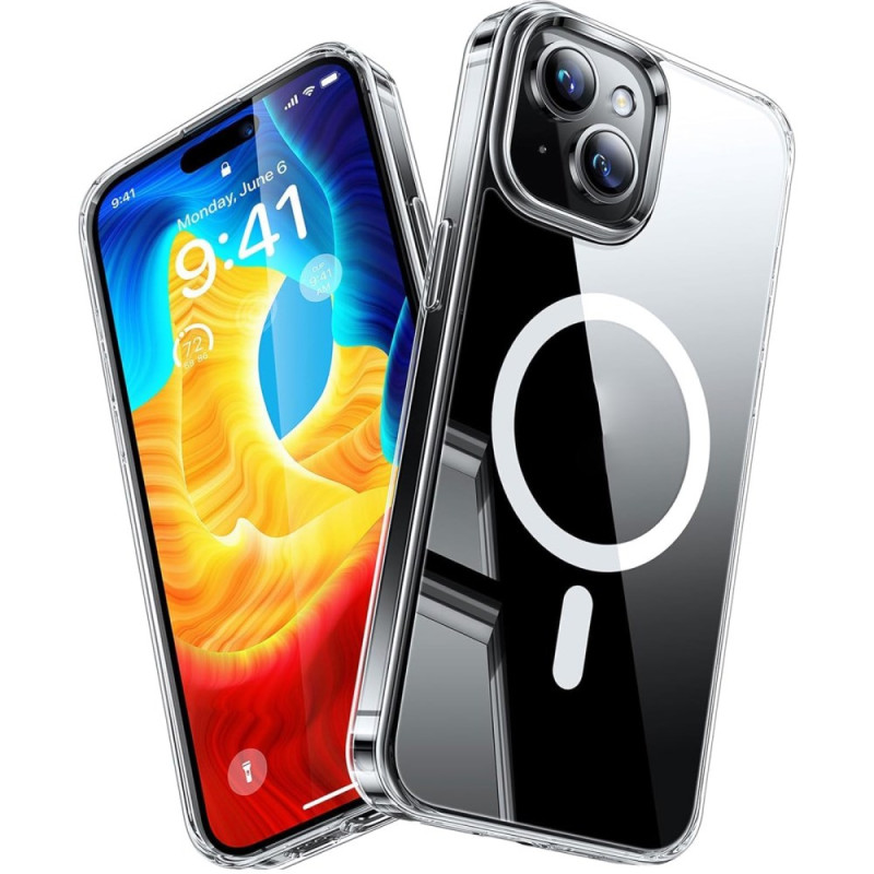 Capa para iPhone 15 Plus MagSafe Transparente Design Premium
