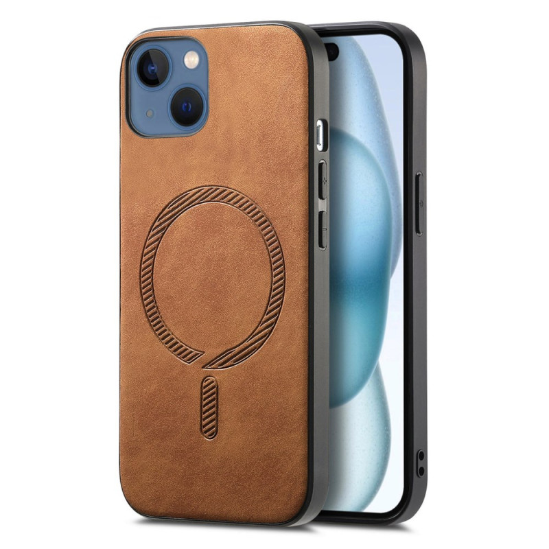 Capa MagSafe para iPhone 15 Plus com efeito de pele