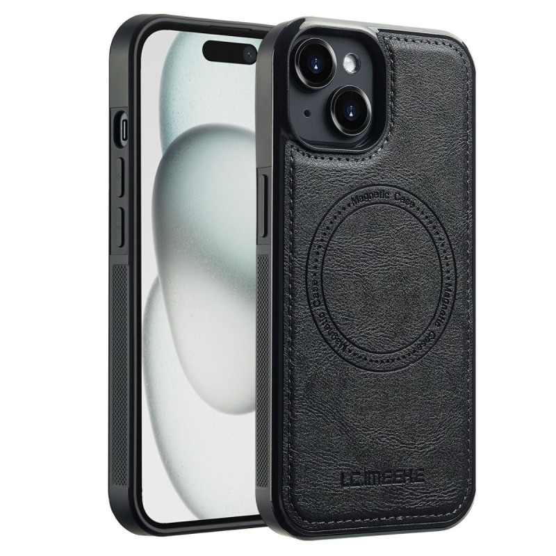 Capa de couro para iPhone 15 Plus LC.IMEEKE