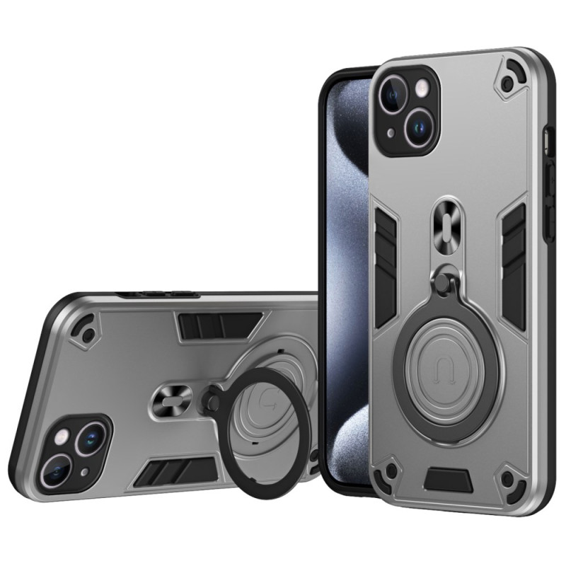 Capa robusta para iPhone 15 Plus com suporte rotativo