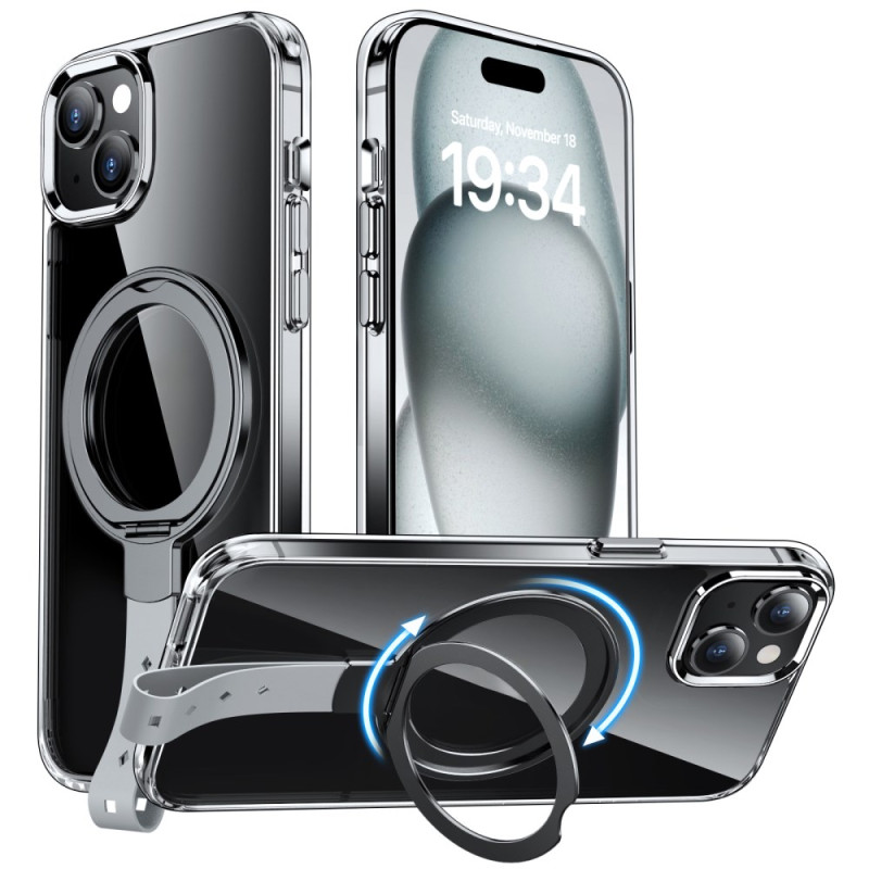 Capa MagSafe transparente de alta qualidade para iPhone 15 Plus