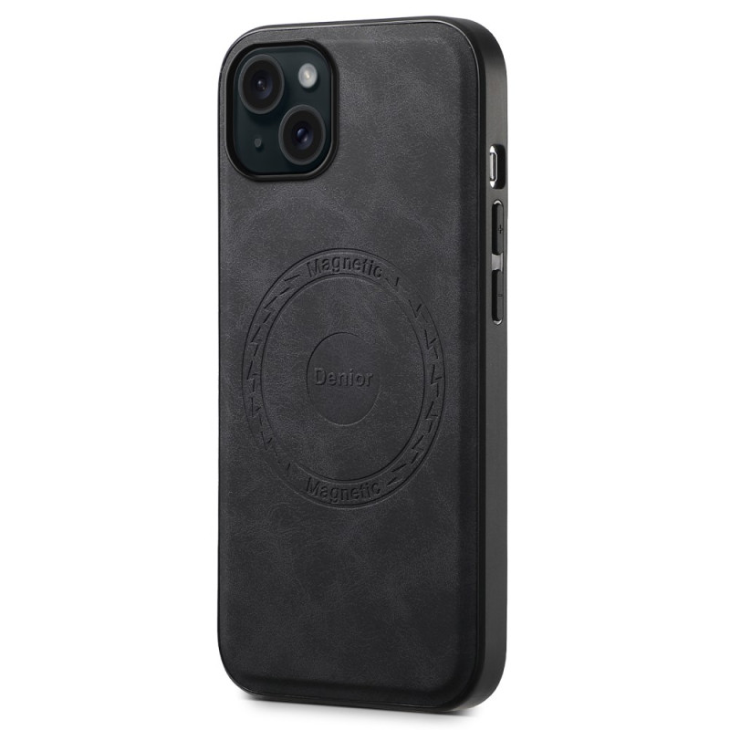 Capa para iPhone 15 Plus MagSafe Primeur Efeito Couro