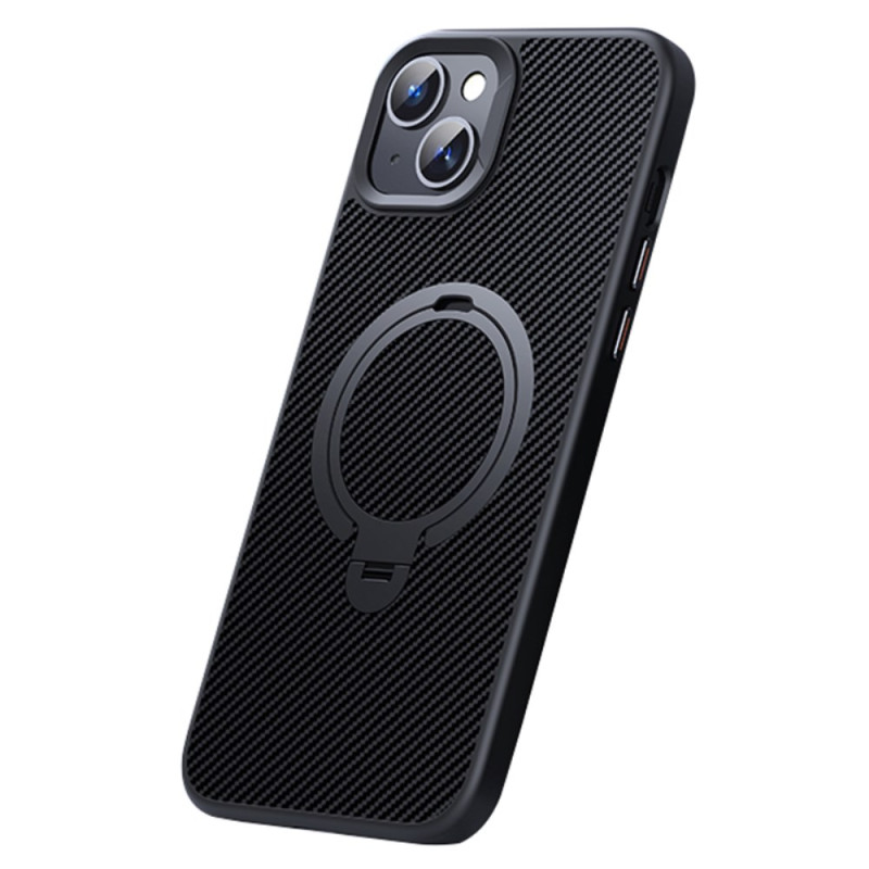 Capa para iPhone 15 Plus MagSafe Business Fibra de carbono