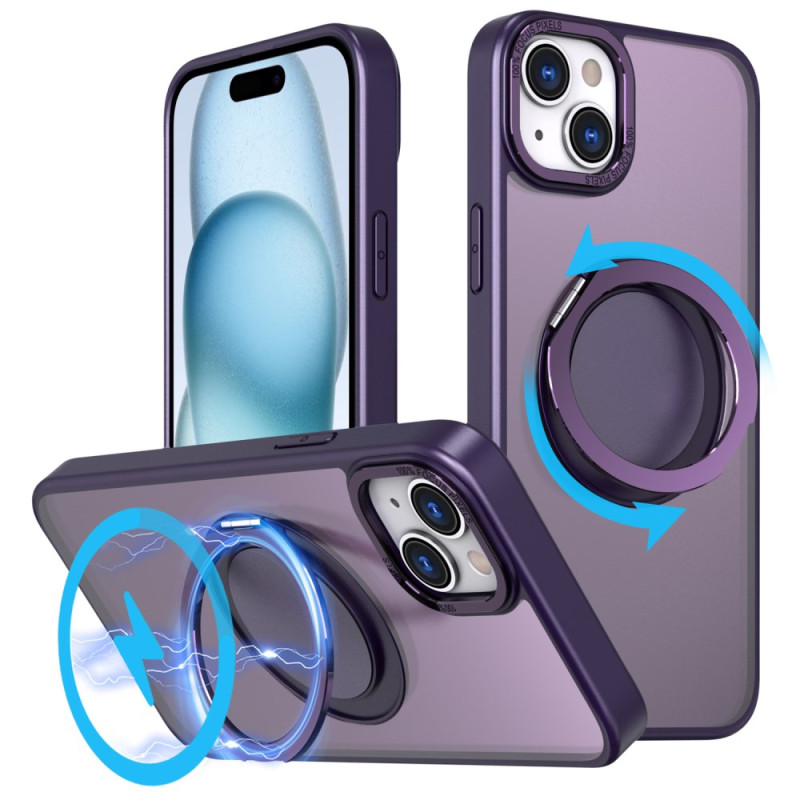 Capa para telemóvel 15 Plus MagSafe Bordas de silicone coloridas