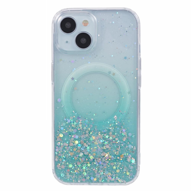 Capa MagSafe Design Glitter para iPhone 15 Plus