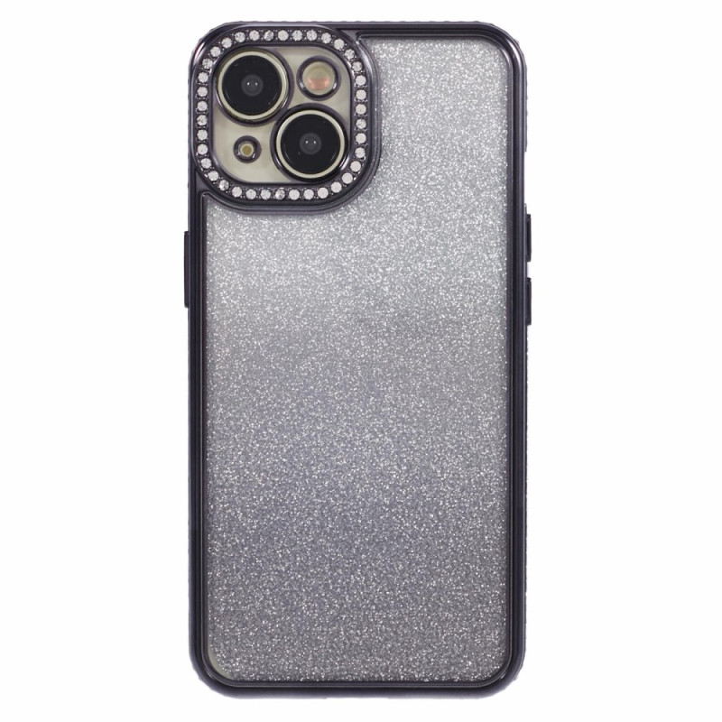 Capa brilhante para iPhone 15 Plus com strass