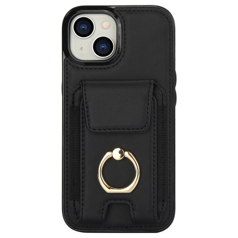 Capa para iPhone 15 Plus Porta-cartões Proteção anti-choque