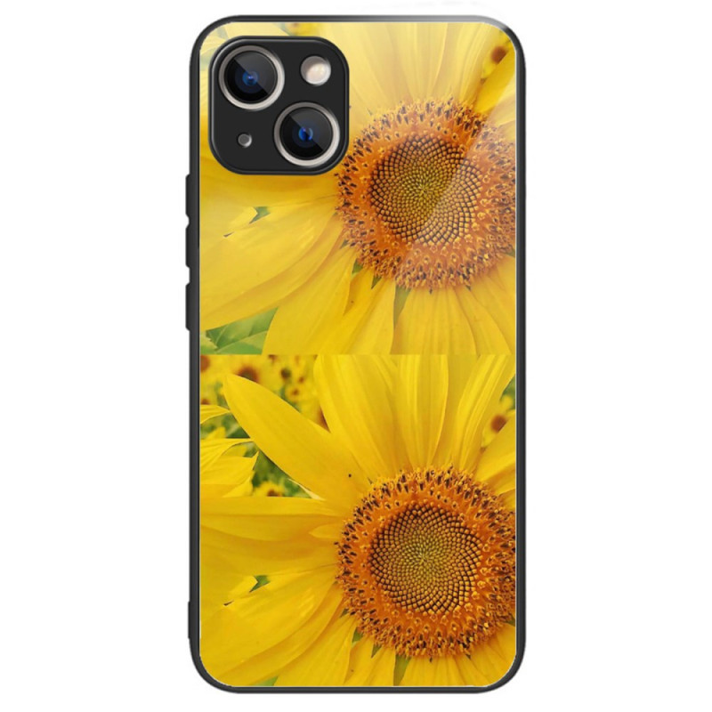 Capa rígida Sunflowers para iPhone 15 Plus