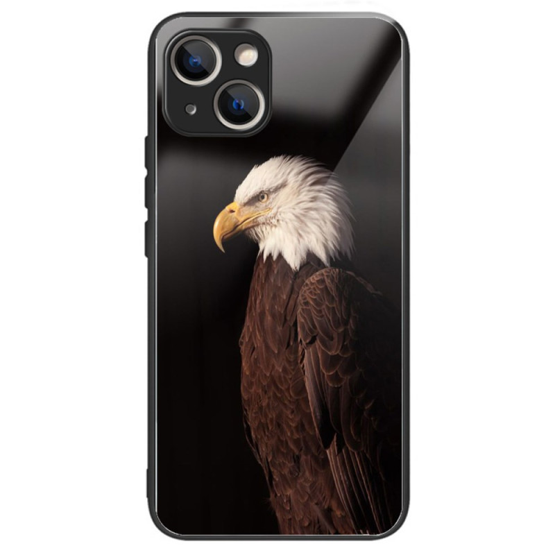 Capa de vidro temperado para iPhone 15 Plus Eagle