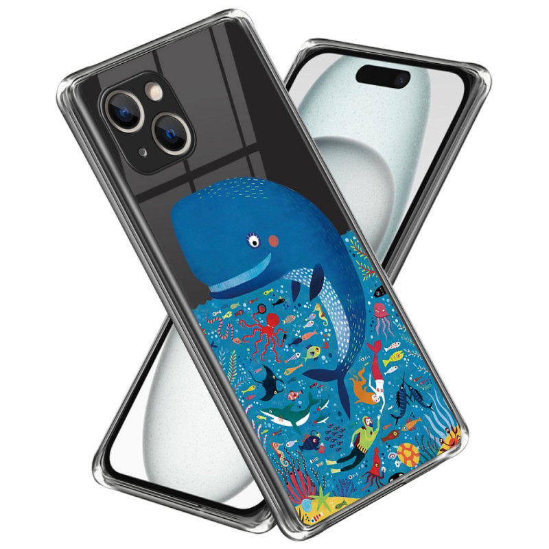 Capa baleia para iPhone 15 Plus