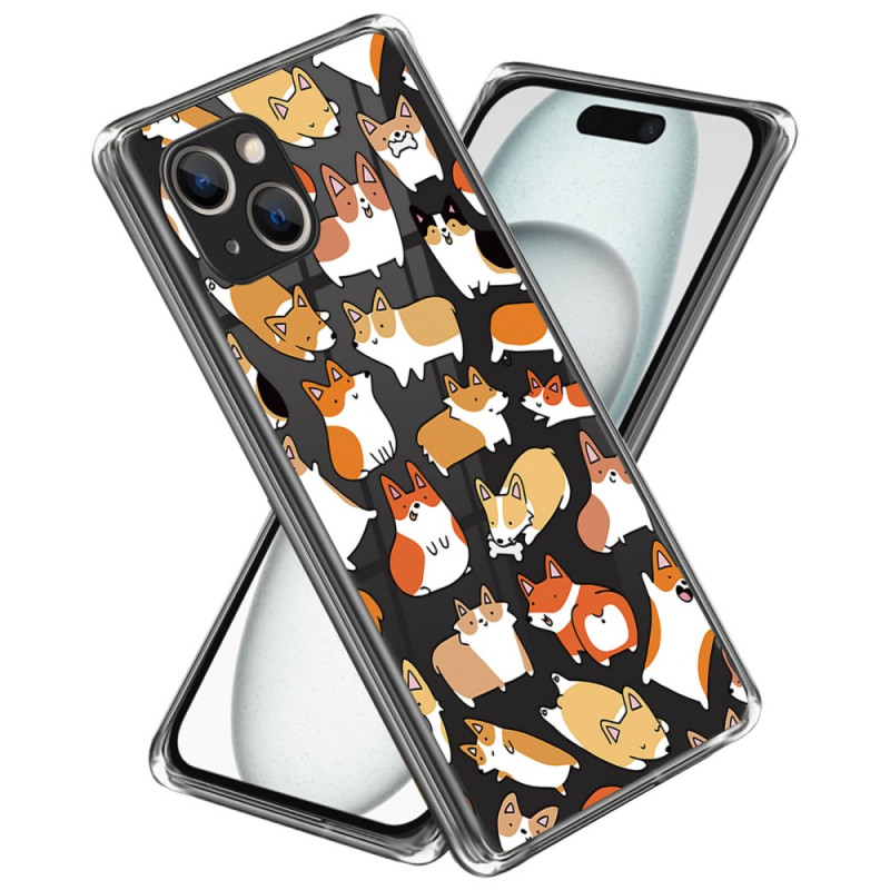 Capa iPhone 15 Plus Cães