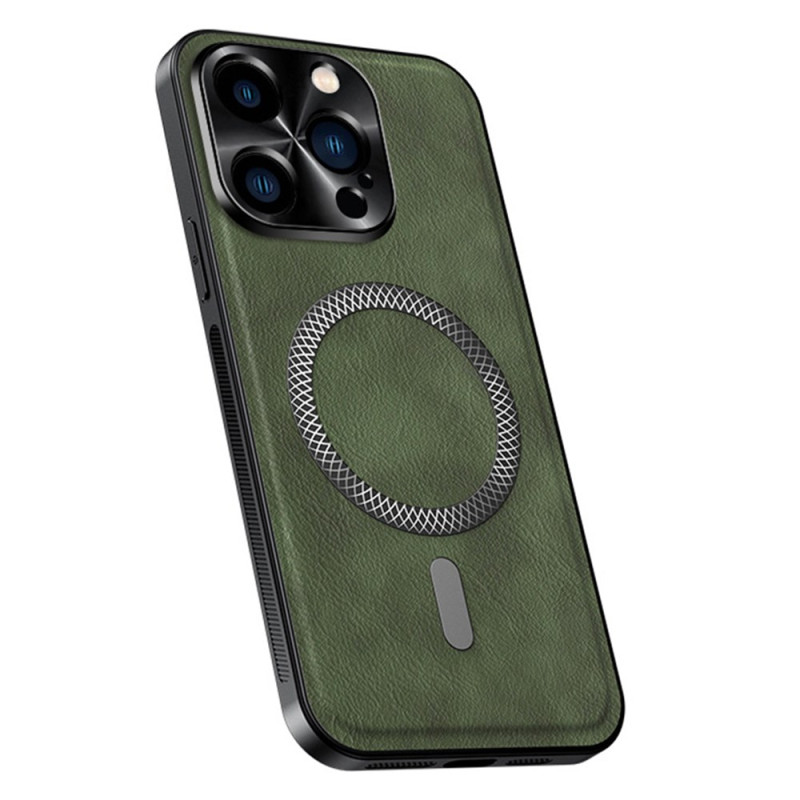 Capa MagSafe para iPhone 15 Pro com efeito de pele