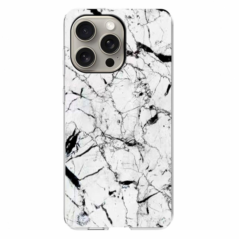 Capa estilo mármore para iPhone 15 Pro