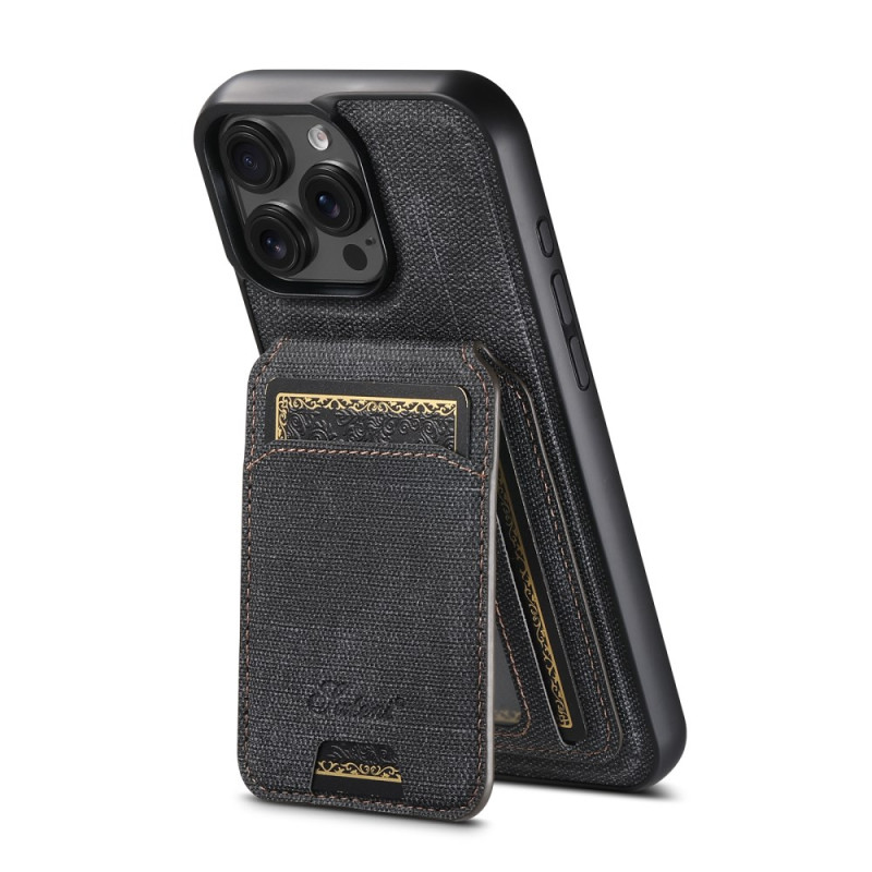 Capa para iPhone 15 Pro MagSafe Porta-cartões SUTENI