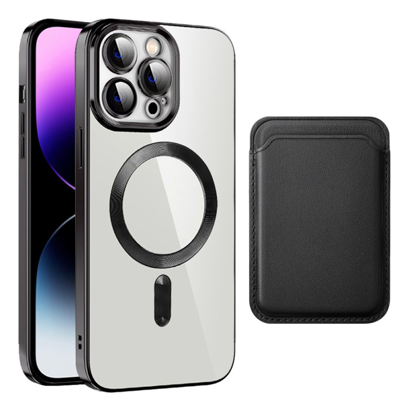 Capa MagSafe para iPhone 15 Pro com suporte para cartão