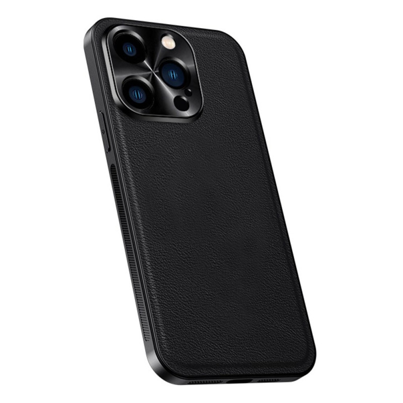 Capa Premium para iPhone 15 Pro com efeito de pele