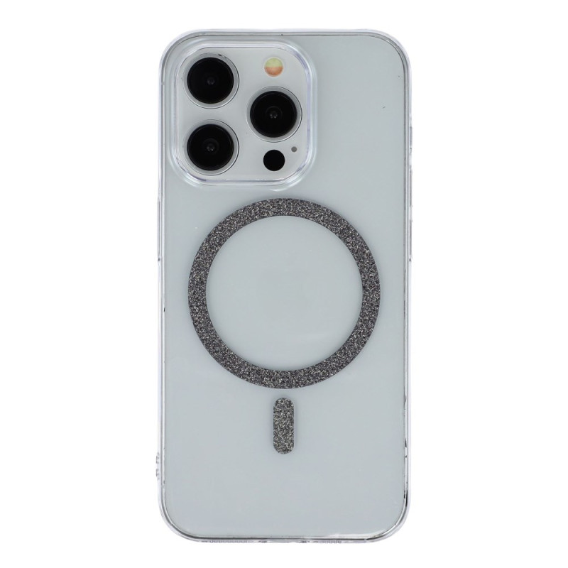 Capa MagSafe Glitter Ring para iPhone 15 Pro Max