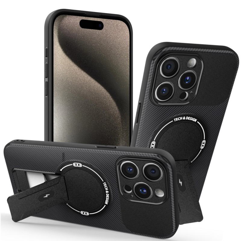 Capa híbrida para iPhone 15 Pro Max com suporte