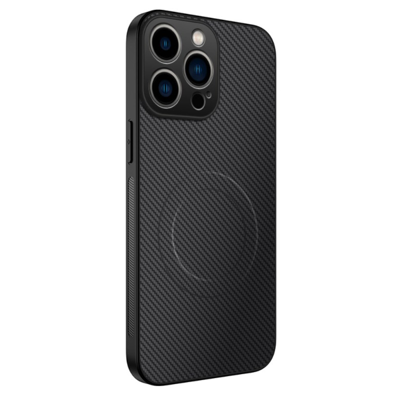 Capa para iPhone 15 Pro Max MagSafe Fibra de carbono