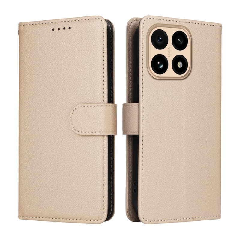 Capa de couro sintético texturizado para Xiaomi 15T