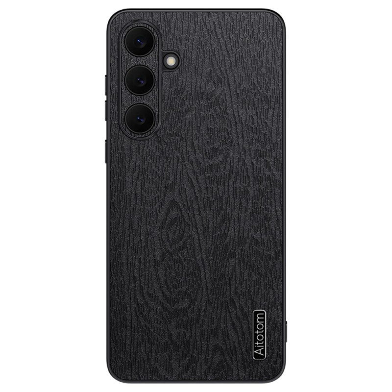 Capa com efeito madeira para Samsung Galaxy S25 FE