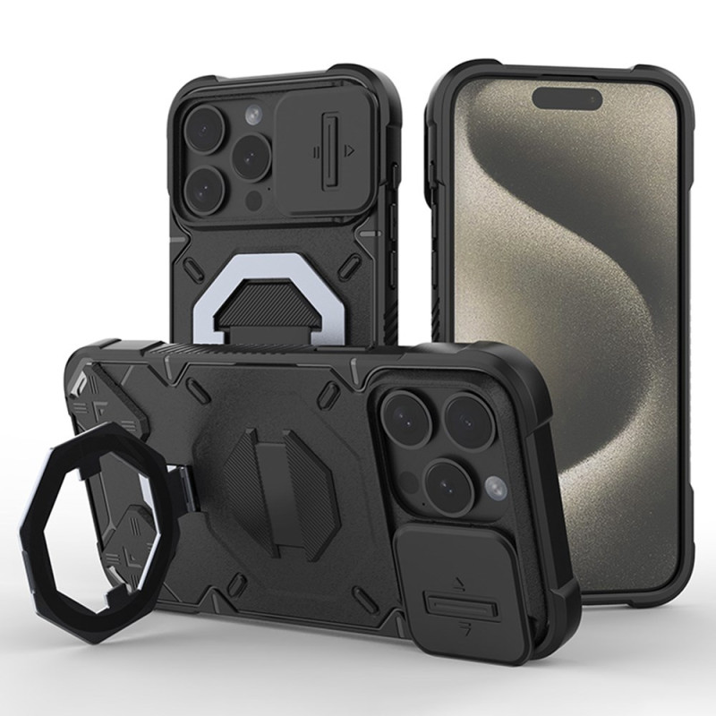 Capa para iPhone 15 Pro Max Magsafe Proteção militar com cordão de segurança