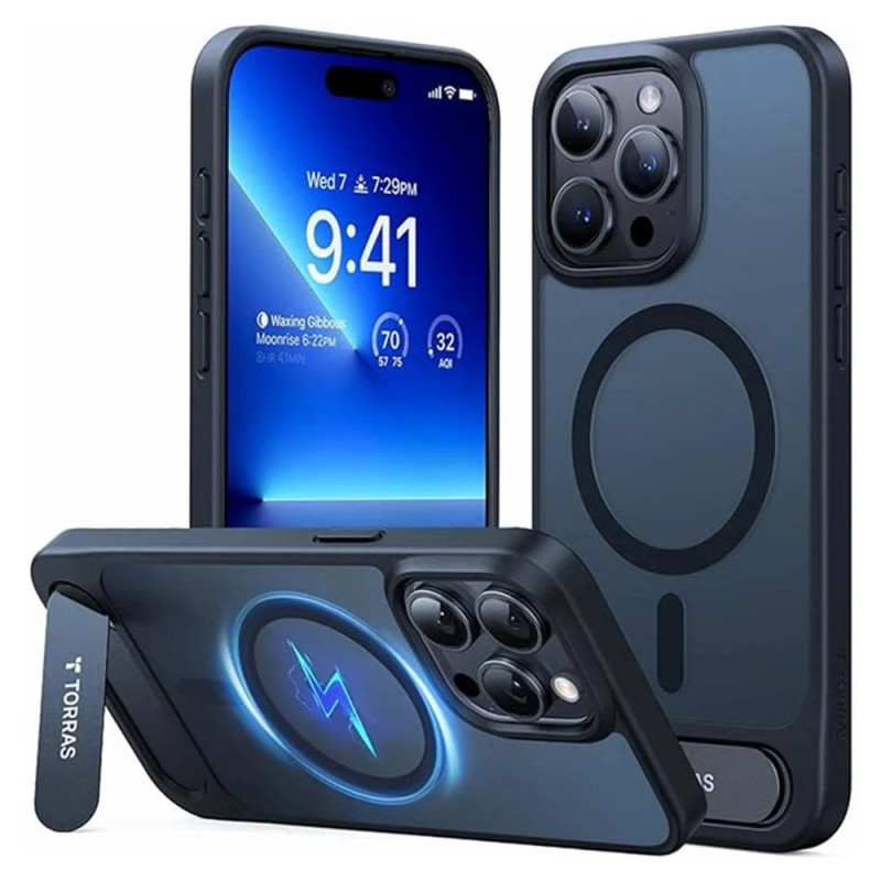 Capa com suporte para iPhone 15 Pro Max MegaMag-Boosted