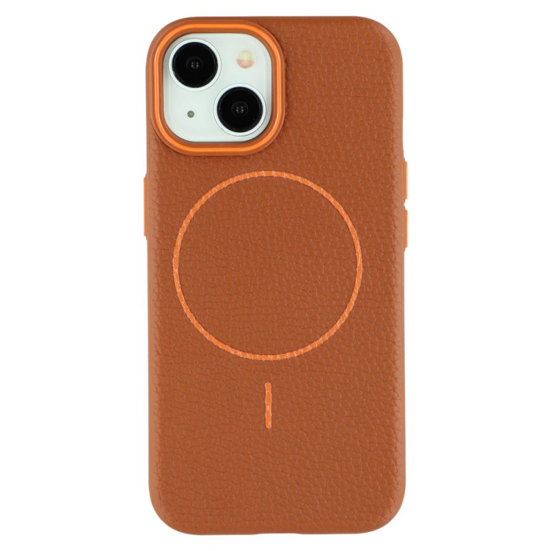 Capa para iPhone 14 MagSafe Lychee Texture
