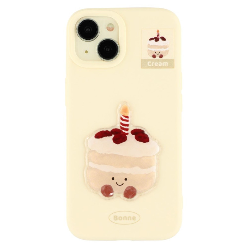 Capa de silicone para iPhone 14 Design divertido