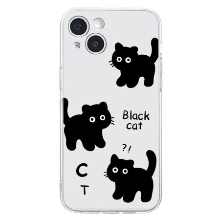 Capa iPhone 14 Black Cats