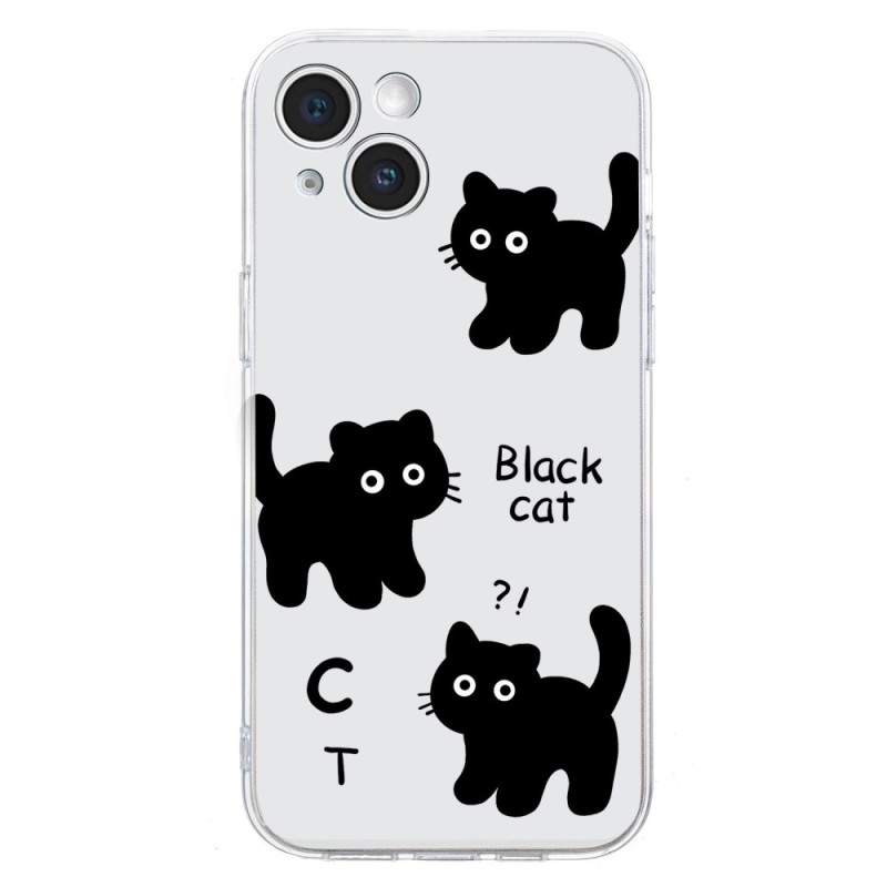 Capa iPhone 14 Black Cats
