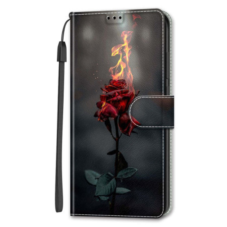 Capa iPhone 14 Rose de Feu