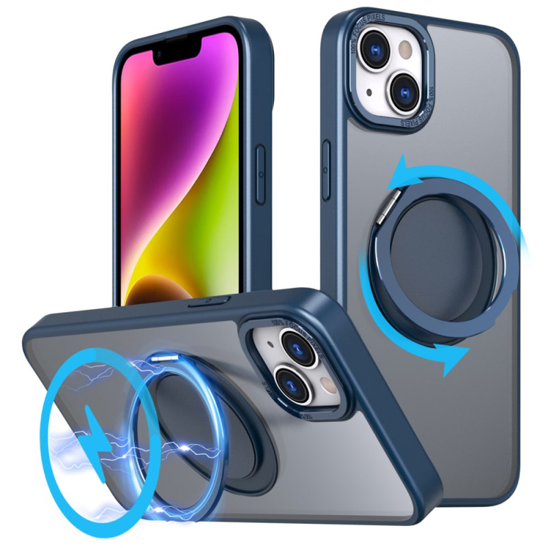 Capa MagSafe para iPhone 14 Plus com suporte rotativo de 360