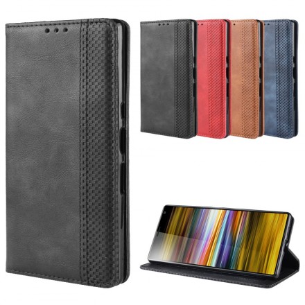 Sony Xperia 10 Faux Leather Flip Cover Plain