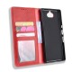 Sony Xperia 10 Faux Leather Flip Cover Plain Sony Xperia 10 Faux Leather Flip Cover Plain