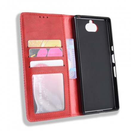 Sony Xperia 10 Faux Leather Flip Cover Plain Sony Xperia 10 Faux Leather Flip Cover Plain