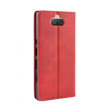 Sony Xperia 10 Faux Leather Flip Cover Plain Sony Xperia 10 Faux Leather Flip Cover Plain