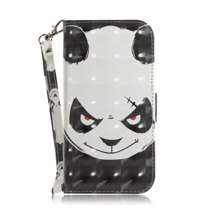 Capa de cinta Panda Sony Xperia 10 Angry