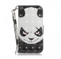 Capa de cinta Panda Sony Xperia 10 Angry