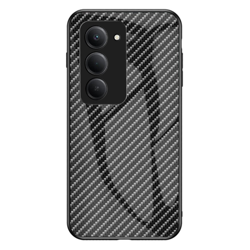 Capa de fibra de carbono de vidro temperado Xiaomi Redmi 15 4G