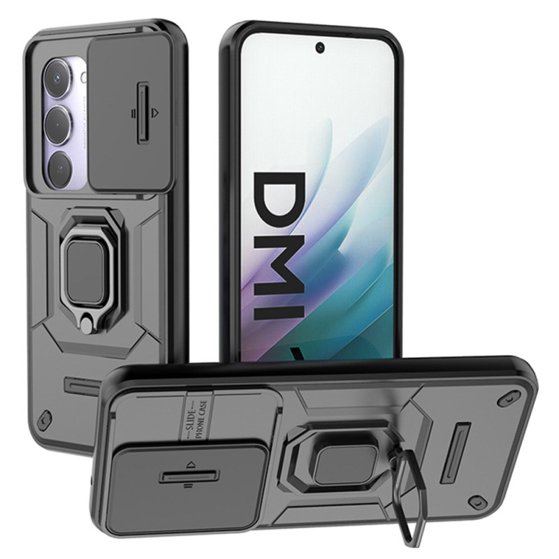 Capa resistente a anéis Xiaomi Redmi 15 4G com protetor de câmara