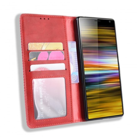 Sony Xperia 10 Faux Leather Flip Cover Plain