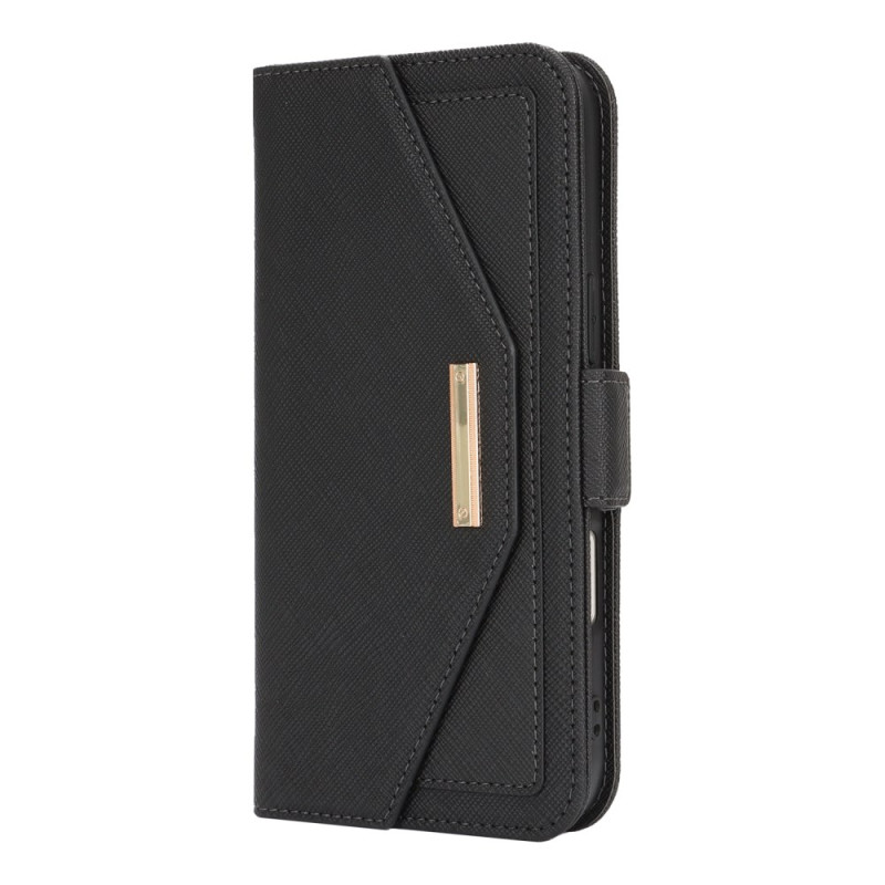 Capa para carteira para iPhone 17 com alça de ombro e espelho