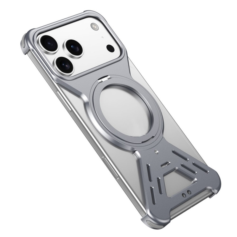 Capa MagSafe Bumper para iPhone 17 Pro com suporte rotativo
