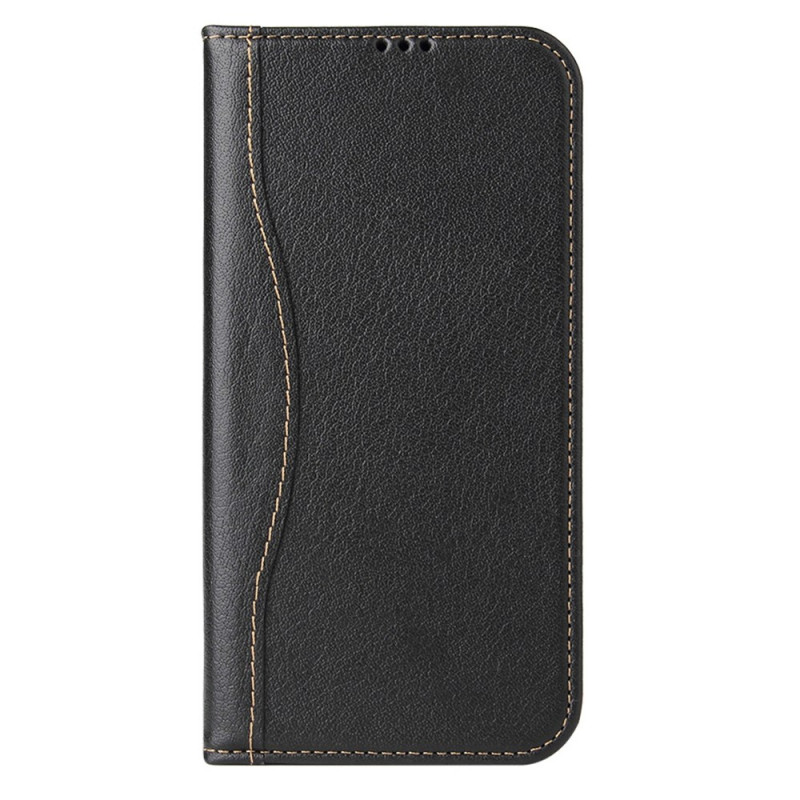 Capa Flip Cover iPhone 17 Pro Premium Leather Design