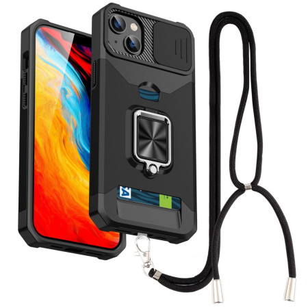 Capa com cordão para iPhone...