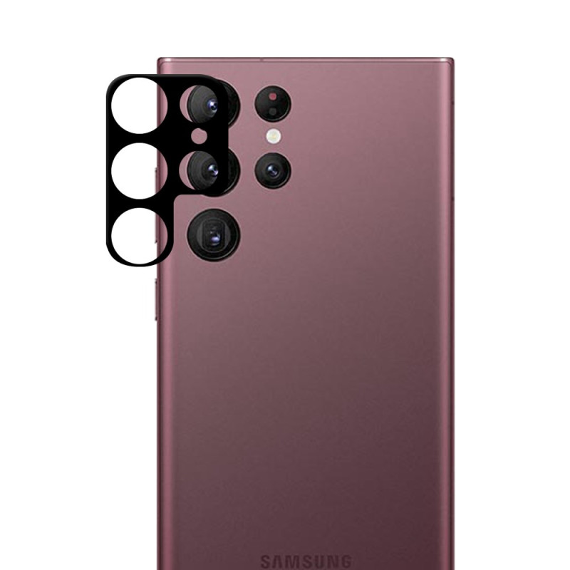 Protecção para lente
 protetora de vidro temperado para Samsung Galaxy S22 Ultra 5G (versão preta)