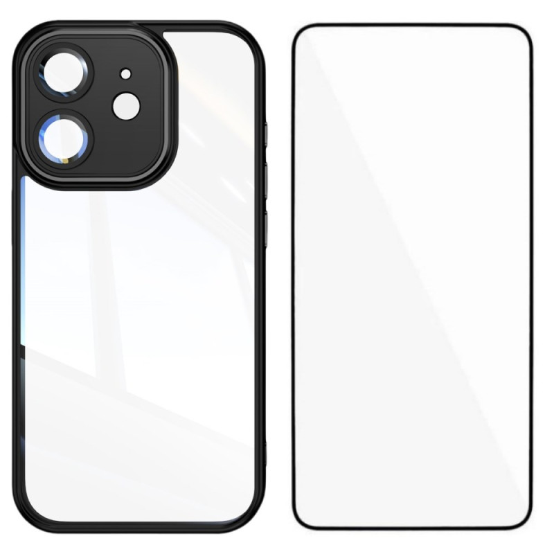 Capa reforçada para iPhone 12 com protetor de ecrã