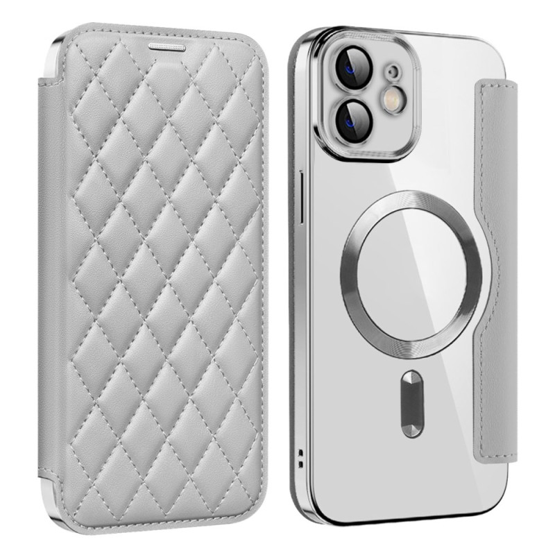 Capa Flip Cover iPhone 12 MagSafe Matelassée